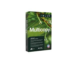Multicopy Next Ramette de papier d'impression A3, 500 feuilles, 80 g/m², technologie ColorLok, neutre en carbone, plusieurs certificats écologiques, pour impression jet d'encre et laser