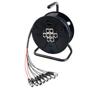 Multicore Cable Multipaire Boitier Scene Touret DJ PA XLR 15m Noir