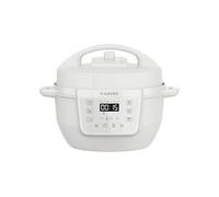 Instant Pot Multicuiseur, 3,8 L, cuiseur intelligent 7 en 1 - Autocuiseur, mijoteuse, cuiseur à riz, sauteuse, yaourtière, cuiseur vapeur et réchauffeur d'aliments - Sel Marin Blanc