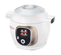 Multicuiseur COOKEO+ 150 recettes 6L Blanc Silver CE851A10