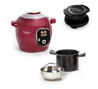 Multicuiseur Cookeo connecté YY5571FB + Extra Crisp - Rouge MOULINEX