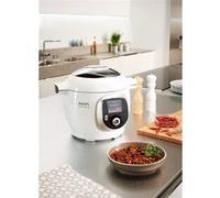 Multicuiseur de 4L avec écran 1200W gris blanc