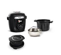 Cookeo MOULINEX YY5449FB noir connecté 6 L, 9 modes de cuisson + extra crisp