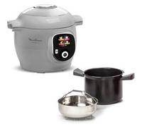 Multicuiseur Cookéo MOULINEX - CE854B10 - Mijoteur Intelligent - Capacité 6L - Jusqu'à 6 personnes - 80 recettes - Gris - 1600W