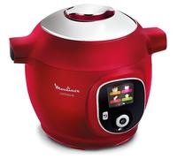 Multicuiseur - Moulinex - Cookeo CE85B510 - Rouge - Application connectée - 180 recettes