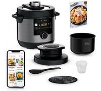Multicuiseur Moulinex Rapide Turbo Cuisine et Fry CE778810 1450 W Noir Noir G