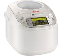 Tefal Multi-cuiseur RK8121 45 en 1 750 W 5 L écran LCD maintien au chaud livre de recettes blanc