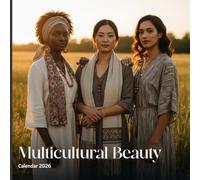 Multicultural Beauty 2026 Calendar: Diverse Women from Around the World in Elegant Portrait Photography
