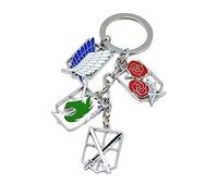 Multiculture Porte-clés avec blason du Rigiment pour les fans d'AOT