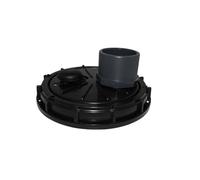 Multicuves - Couvercle diamètre 220 mm avec prise PVC droite 75/90 et évent