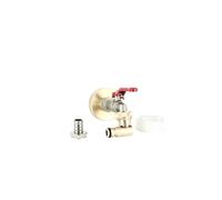Multicuves - Raccord S60X6 Laiton - Robinet ECO Laiton 15 mm + Nez articulé