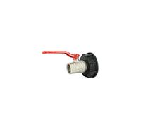 Multicuves - Raccord S60X6 - Vanne Laiton - Femelle 3/4'' Pas gaz (20x27 mm)