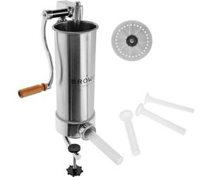 MultiDepot Browin 311002 Machine à Remplir à Saucisses Verticale 3 kg | Acier Inoxydable