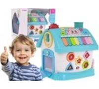 mULTIDOMEK interactif pour enfants maison + voiture - bleu