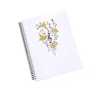 Multifauntal Classeur Musique Texture Choir Classeur en Plastique Musique pour le Rangement Professionnel des Étudiants