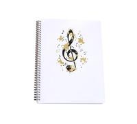 Multifauntal Music Classeur Texture Choir Classeur Feuille de Musique en Plastique pour Porte-feuille de Rangement Professionnel pour Étudiants