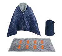 Multifonction, 160 x 70 cm, tapis chauffant USB, 3 degrés de chaleur, substance immunitaire, transportable pour randonnée, couverture USB pour aventuriers
