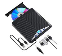 Multifonction 7-en-1 avec Lecteur De Carte Fonction Mémoire SDTF Interface USB TypeC Optique Gravure Externe Facile à Utiliser