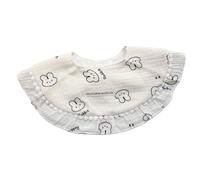 Multifonction Coton Bib Spill Résistant Burp Coth Coth Deampe Brodery Caractéristique Écharouche Pour Pour Les Dining Bandana