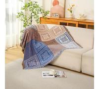Multifonction Jeté de Canapé Grande Taille Tapisserie Châle Jeté De Canapé Couvre-Lit Couverture De Camping Nappes Tapis(Style13,63x87in)