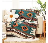 Multifonction Jeté de Canapé Grande Taille Tapisserie Châle Jeté De Canapé Couvre-Lit Couverture De Camping Nappes Tapis(Style11,71x118in)