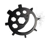 Multifonction - Multi prises créatives en acier inoxydable | Snowflake Krench Krench in the Sun Moon Stern Design | 15 en 1 pour camping, vélo, extérieur, réparation