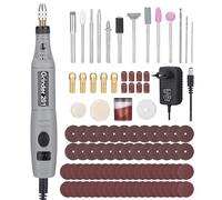 Multifonction Outils Rotatif Avec 95 Accessoires, Outil Rotatif sans fil, 3 Vitesse Perceuse sans fil Mini 5000-15000 tr/min, pour Perçage, Meulage,Polissage,Découpe, Gravure
