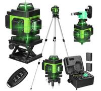 Multifonctionnel 4D 16 Lignes Niveau Laser 3° Machine Auto-nivelante USB Batterie au Lithium Rechargeable Outil de Nivellement avec