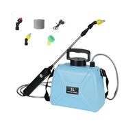 Multifonctionnel 5L Électrique Pulvérisé Pour Nettoyage des Plantes Animaux Domestiques 3 Systèmes de Buse Télescopique Tige Montée sur Épaule Pour Jardinage