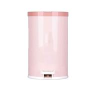 Multifonctionnel 6L / 9L Silencieux Pied Poubelle Ménage Salon Salle de Bain Cuisine Grand Recouvert Bureau Plastique Sanitaire Seau Sanitaire pour Bureau (Rose, 6L)