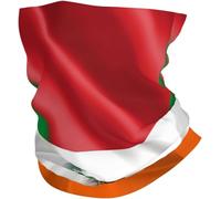 Multifonctionnel Bande de Cheveux Drapeau de la moitié Amérique de la moitié Cambodge Balaclava Tube Bandeaux 26X30cm pour Femme,Yoga,Ski