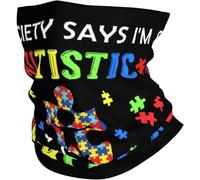 Multifonctionnel Bande de Cheveux La Prise de Conscience de l'Autisme - C'est Bon d'être différent Echarpe Gaiter Bandana 26X30cm pour Jogging,Yoga,Cyclisme