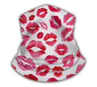 Multifonctionnel Chapeaux Demi-Visage, Echarpe Gaiter Lèvres Chaudes, Baisers d'amour Respirant Décoration faciale pour Femme Course à Pied Jogging