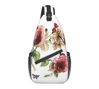 - Multifonctionnel Daypacks (Compatible avec Flower Shabby Chic Roses Buds Leaves Tulipes F