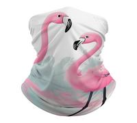 Multifonctionnel Écharpe Tube, Balaclava J'aime Les Flamants Roses étanche à la poussière Décoration faciale pour Course à Pied Cyclisme Vélo