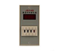 Multifonctionnel JS14S AC 220V 380V Delay Digital Programmable avec Socket Base (AC220V)