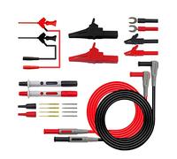 Multifonctionnel Kit Multimètre sonde Piercing IC test Crochet plomb aiguille 4 mm Fiche banane Pince crocodile bâton Pince