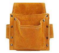 Multifonctionnel Outil Poche Poche Ceinture Sac À Outils Épaissi Outil Taille Sac Peau De Vache Matériel Outil De Stockage