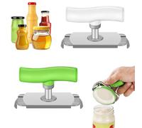 Multifonctionnel Ouvre Bouteille Ajustable, 2026 Nouveau Ouvre Boite de Conserve, Ouvre Boite de Bocaux, Ouvre Bocal Sans Effort, Ouvre Bocal Manuel, pour Seniors, Arthritique, 2 Pièces