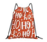 Multifonctionnel Sac de Cordon Rire du Père Noël de Noël Sacs à Cordon Sport Moderne Sac de Natation pour Femme Homme Yoga 36X42cm