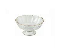 Multifonctionnelle Plateau à fruits avec plateau de vidange, 2 pièces, salon maison, Table basse, plateau à fruits de Style luxueux, plateau à fruits de grande valeur pour légumes(Blanc)