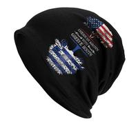 Multifonctions Casquette De Cyclisme Américain Cultivé avec des Racines Grecques Drapeau De La Grèce Slouch Beanie Classique Bonnet De Nuit pour Le Camping, Cyclisme, Le Sport