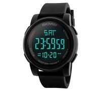 multifonctions Dual Time montre de sport pour homme, Farsler 50 m étanche Grand cadran numérique, alarme Chronomètre de plein air montre électronique lumineux pour garçons