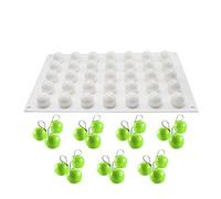 Multifonctions Moule à gâteau en Silicone Moule à gâteau D Bakeware Moule DIY 35 trous petit sphérique