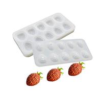 Multifonctions Moules en Silicone pour gâteau Moule 3D pour Glace Chocolat Pâtisserie Dessert 10 trous framboises