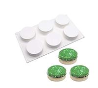 Multifonctions Mousse en Silicone 3D Bakeware Mousse Dessert Mould DIY Mould 6 trous cylindre