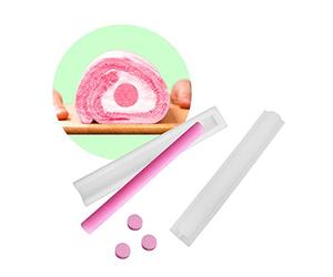Multifonctions Mousse en Silicone 3D Bakeware Mousse Dessert Mould DIY Mould Forme de tuyau de forme ronde