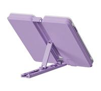 Multifunction Book Stand, Case Reading Holder, 4.13x3.62 Inches Bag Pouch with PET ABS Build, School Office Accessory, Stationery Organizer with Built In Book Stand, Student Tool for Textbook Tablet