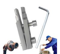 Multifunction Broken Pipe Removal Tool, Internal Faucet Pipe Extractor, Water Pipes Pulling and Expansion, Plumbing Repair Wrench for Home Maintenance, 13x8.2x4.8 inches