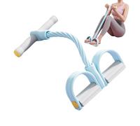 Multifunction Elastic Yoga Resistance Band | Fitness Resistance Bands with 6 Tube Pedal Ankle Puller, Detachable for Abdomen/Waist/Arm/Leg Stretching, for Home Gym Use